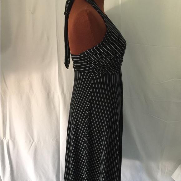 Ayln Paige Sun Dress Blk/Wht Stripe Sz S - Picture 5 of 6